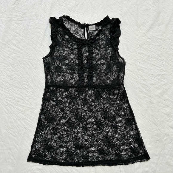 Black lace tank - Picture 6 of 8